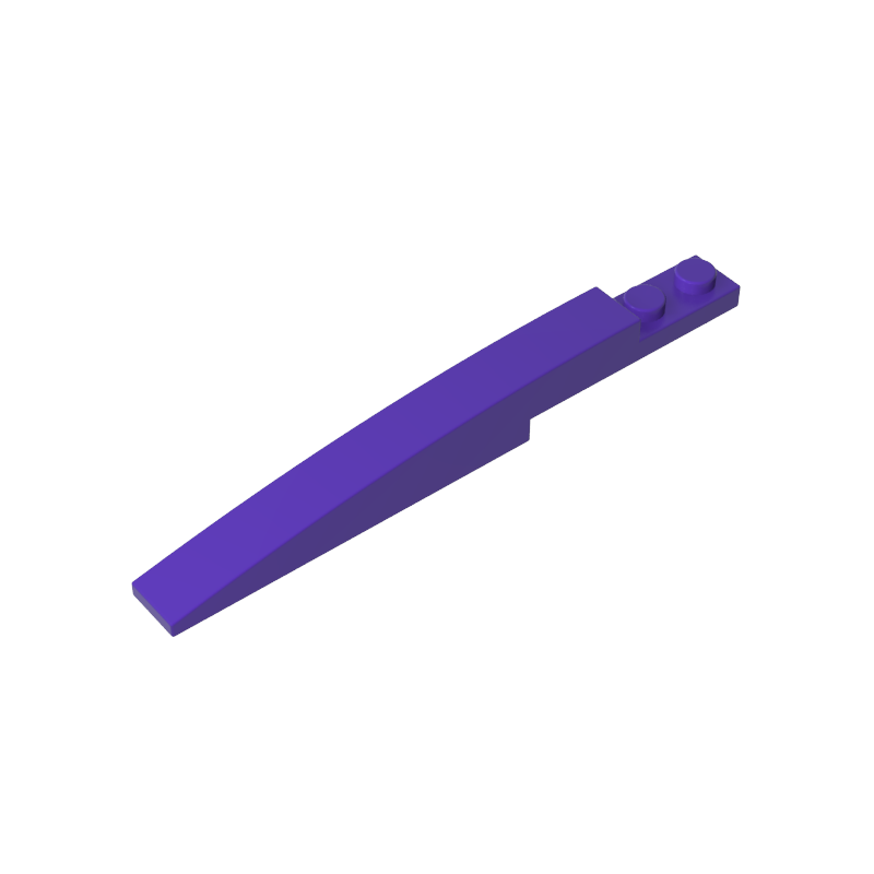Brick Curved 10 x 1 [Asymmetric Inside Ridges]