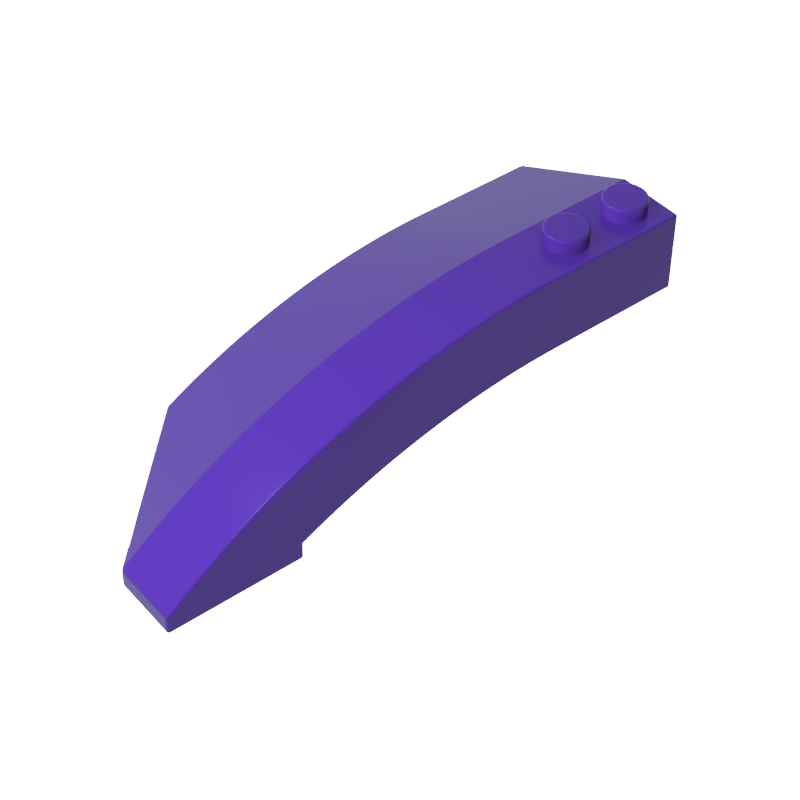 Wedge Curved 8 x 3 x 2 Open Right - Color ID 60