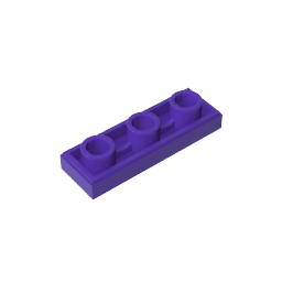 Tile Special 1 x 3 Inverted with Center Hole