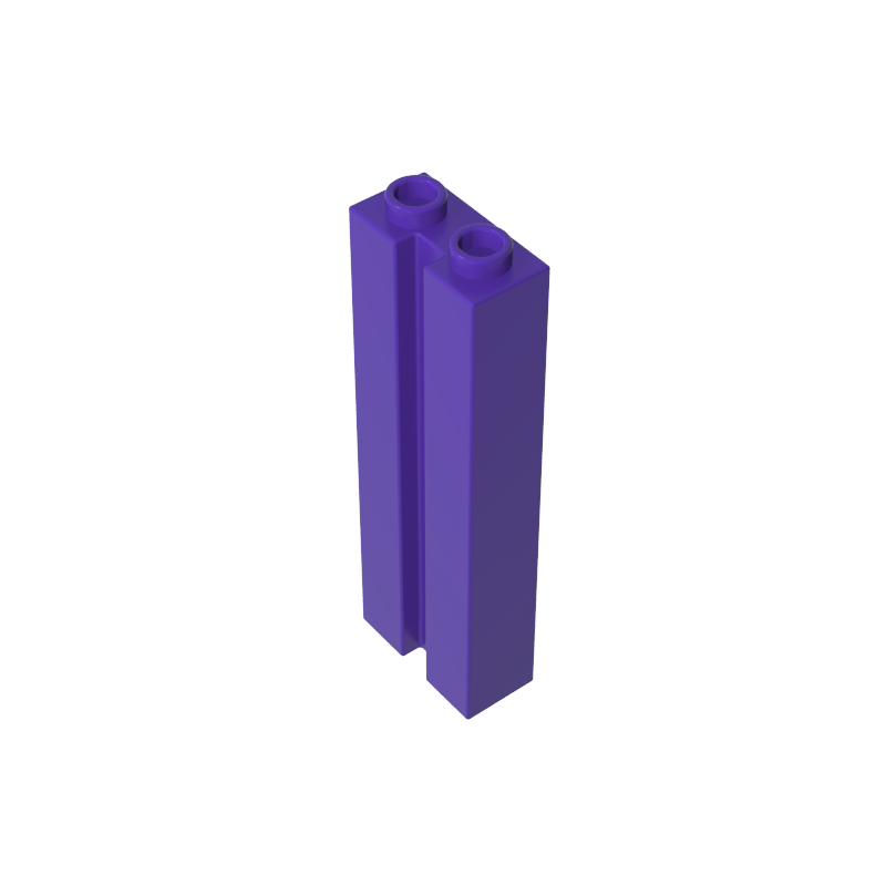 Brick Special 1 x 2 x 5 with Groove - Color ID 60
