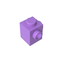 Brick Special 1 x 1 with Studs on 2 Adjacent Sides