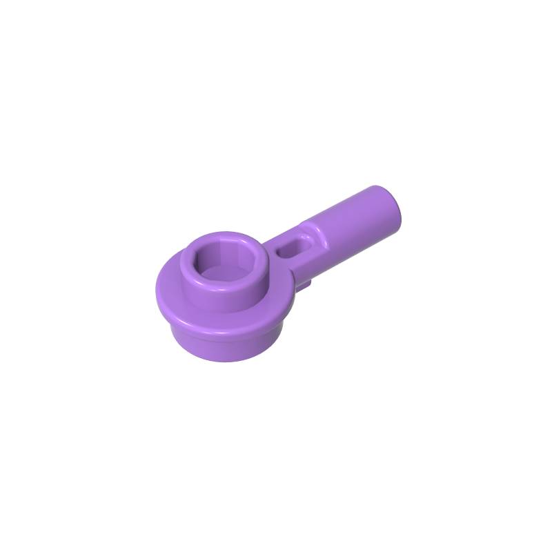 Plate Round 1 x 1 with Hollow Stud and Horizontal Bar 1L