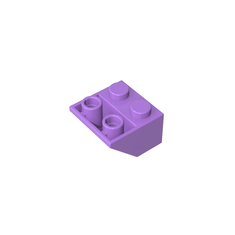 Slope Inverted 45° 2 x 2 [Ovoid Bottom Pin, Bar-sized Stud Holes]