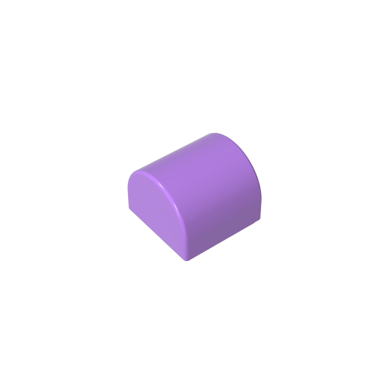 Brick Curved 1 x 1 x 2/3 Double Curved Top, No Studs