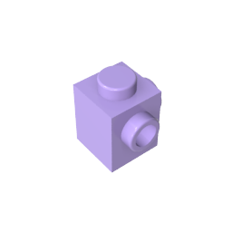 Brick Special 1 x 1 with Studs on 2 Adjacent Sides