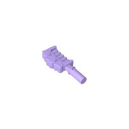 Equipment Comb with Handle and 3 Hearts [Hair Accessory]