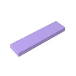 Tile 1 x 4 with Groove