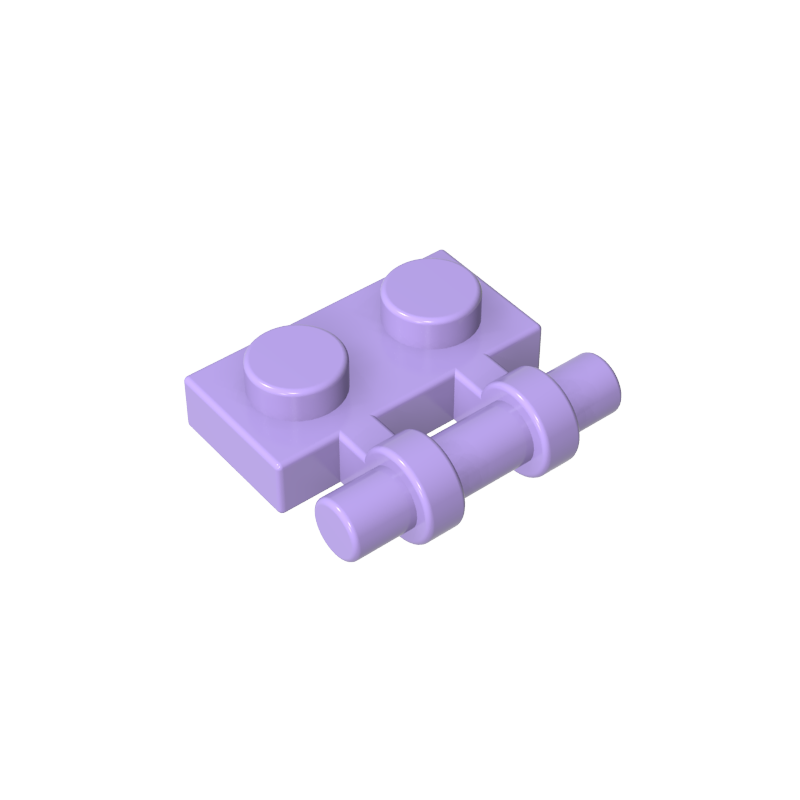 Plate Special 1 x 2 Side Handle [Free Ends]