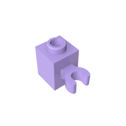 Brick Special 1 x 1 with Clip Vertical [Open O Clip, Hollow Stud]