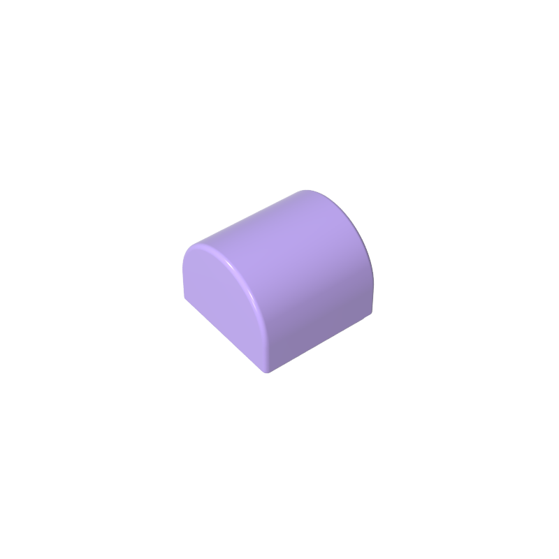 Brick Curved 1 x 1 x 2/3 Double Curved Top, No Studs
