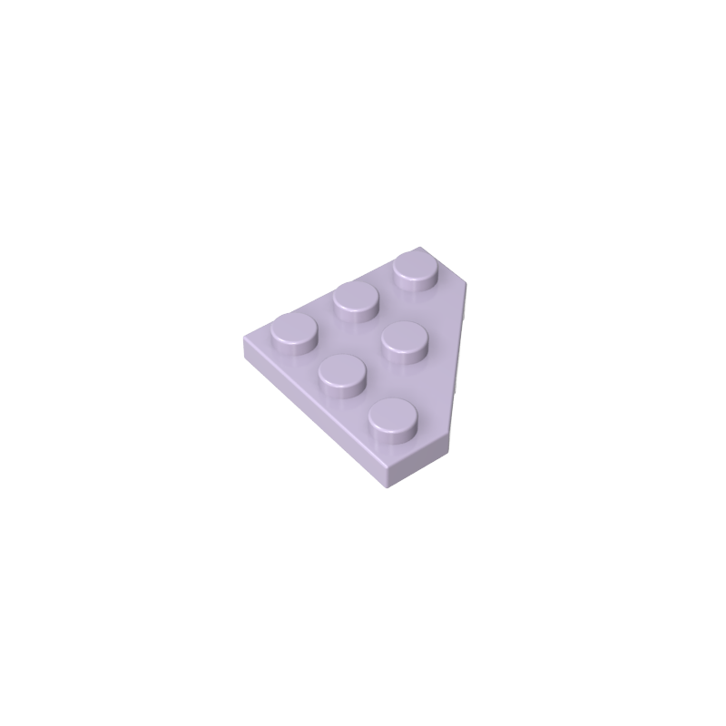Wedge Plate 3 x 3 Cut Corner