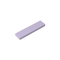 Tile 1 x 4 with Groove