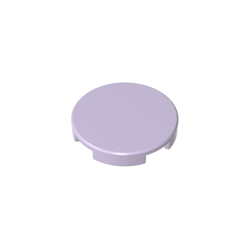 Tile Round 2 x 2 with Bottom Stud Holder