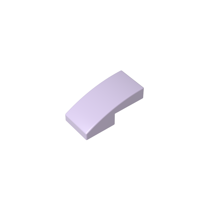 Slope Curved 2 x 1 No Studs [1/2 Bow]