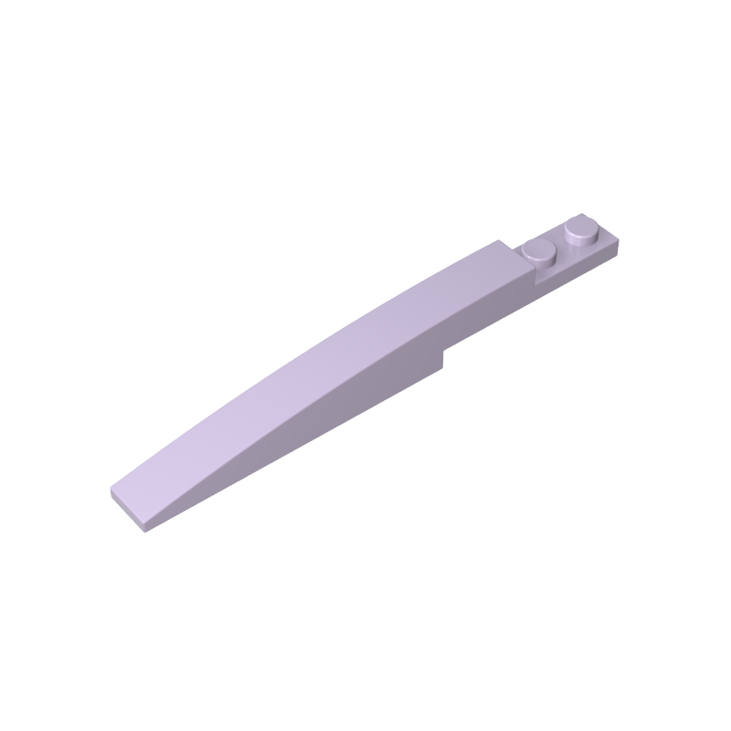 Brick Curved 10 x 1 [Asymmetric Inside Ridges]