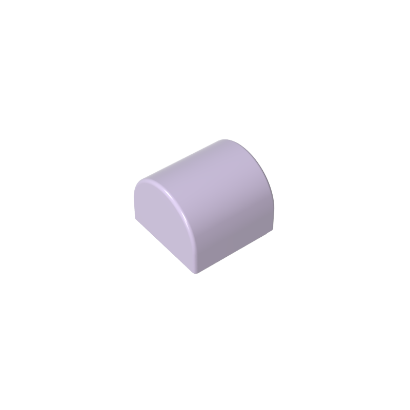 Brick Curved 1 x 1 x 2/3 Double Curved Top, No Studs