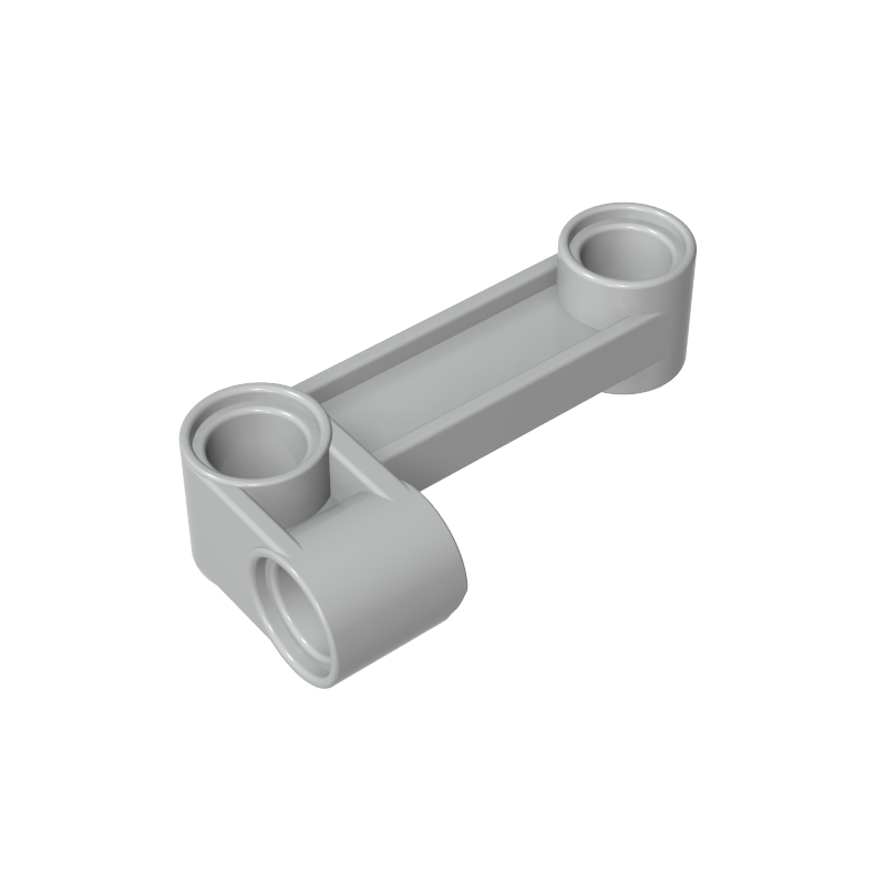 Technic Pin Connector Perpendicular 2 x 4 Bent - Beam with 90 Hole Ø 4.8