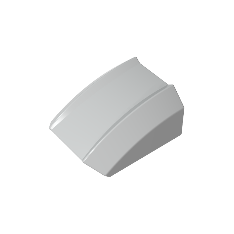Slope Curved 2 x 2 with Lip, No Studs