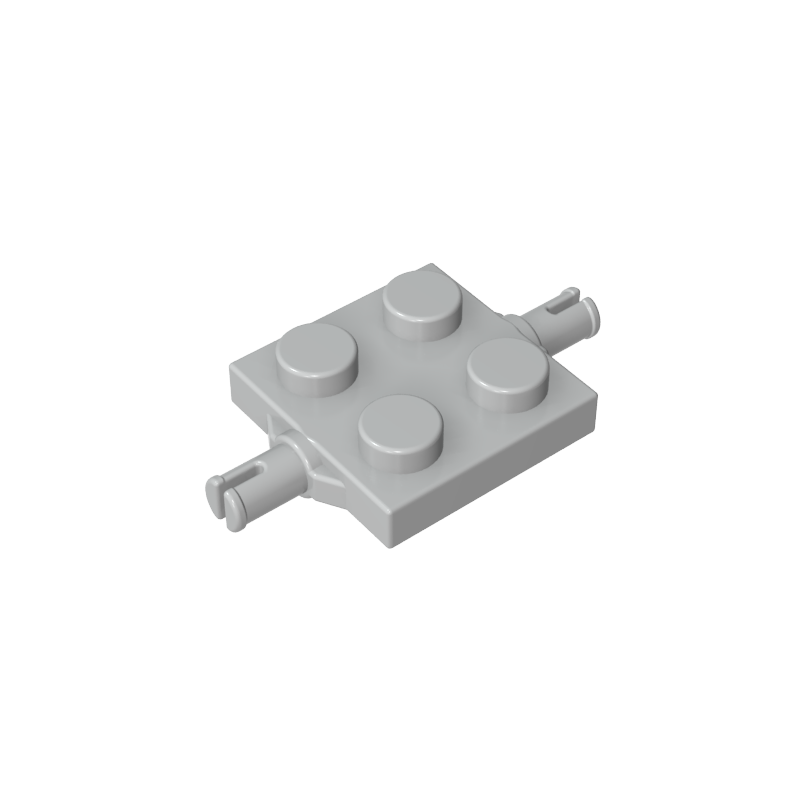 Plate Special 2 x 2 with Wheel Holders