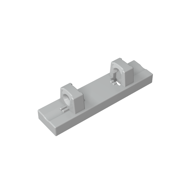 Hinge Tile 1 x 4 Locking Dual 1 Fingers on Top [8 Locking Ridges]