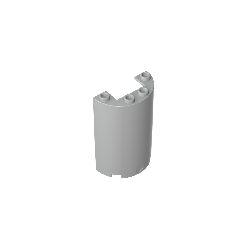 Cylinder Half 2 x 4 x 5 with 1 x 2 cutout