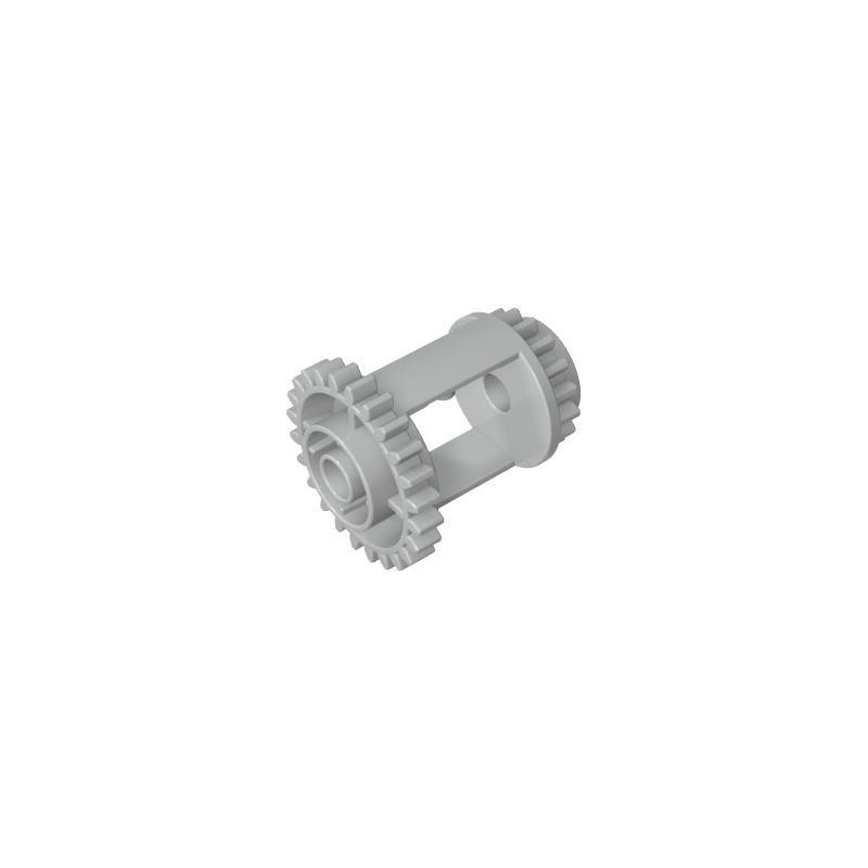 Technic Gear Differential, 24 -16 Tooth with Clutch on Both Sides
