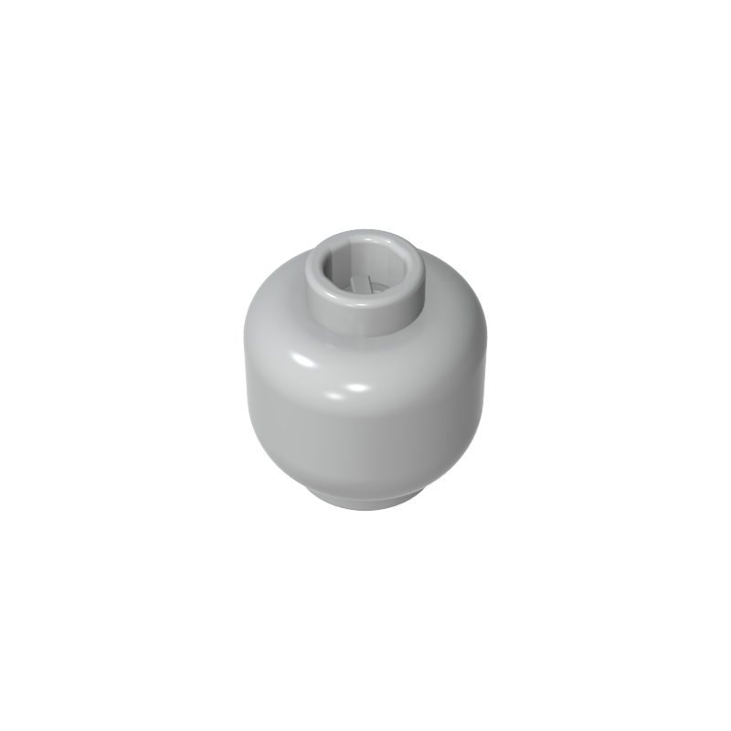 Minifig Head Plain [Blocked Open Stud]