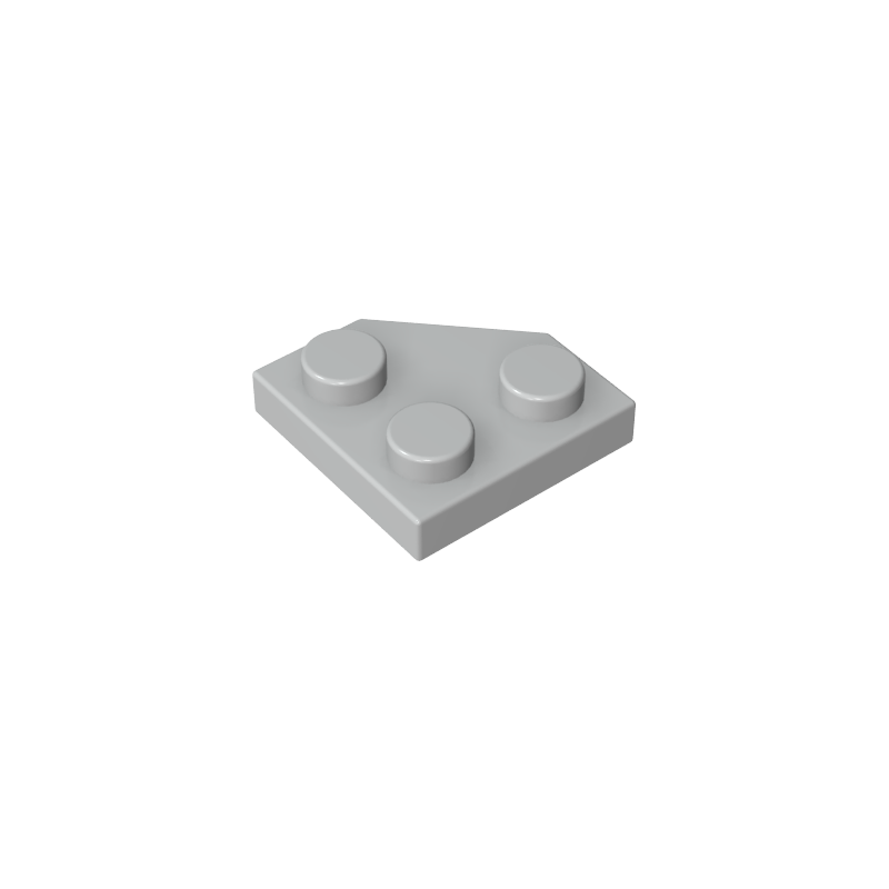 Wedge Plate 2 x 2 Cut Corner