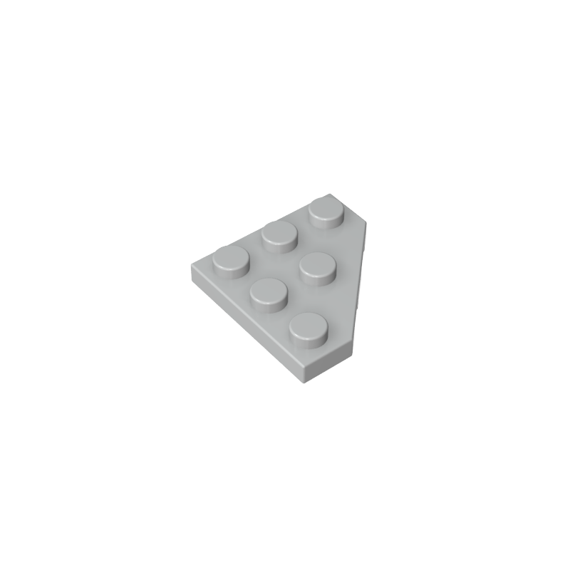 Wedge Plate 3 x 3 Cut Corner