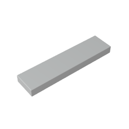 Tile 1 x 4 with Groove