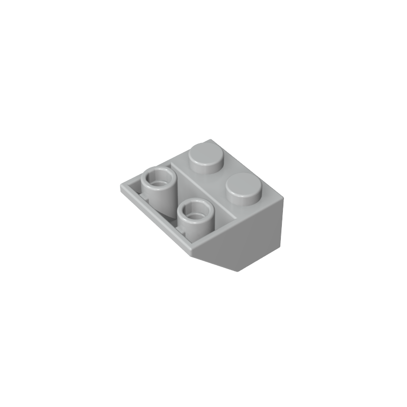Slope Inverted 45° 2 x 2 [Ovoid Bottom Pin, Bar-sized Stud Holes]