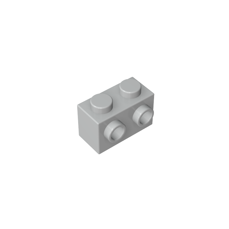 Brick Special 1 x 2 with 2 Studs on 1 Side