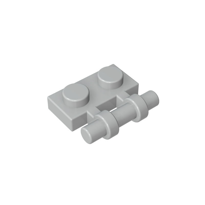 Plate Special 1 x 2 Side Handle [Free Ends]