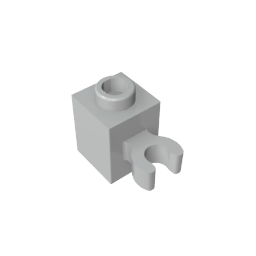 Brick Special 1 x 1 with Clip Vertical [Open O Clip, Hollow Stud]