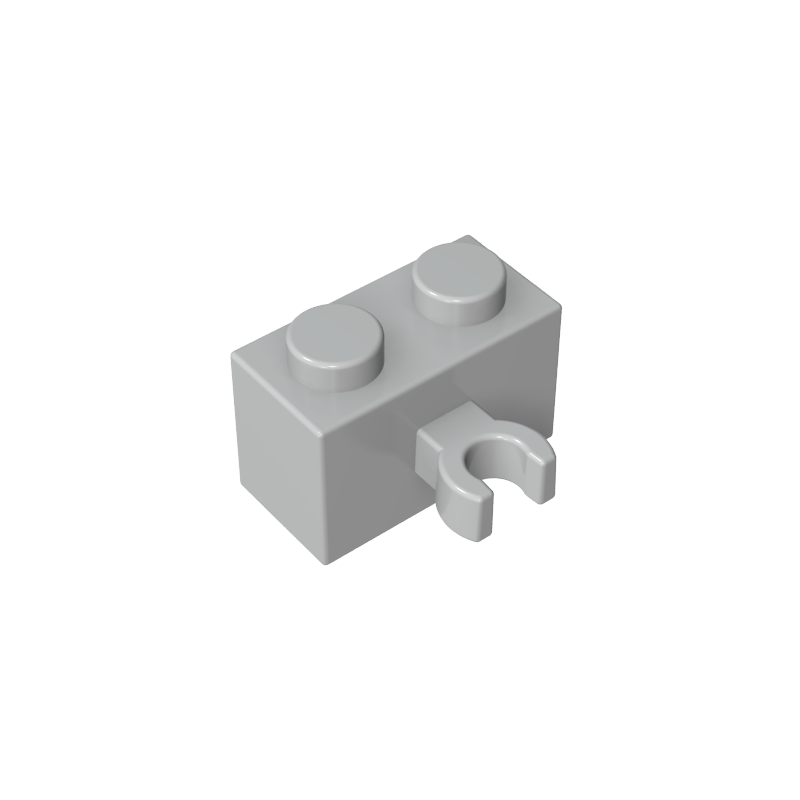 Brick Special 1 x 2 with Vertical Clip [Open O Clip]
