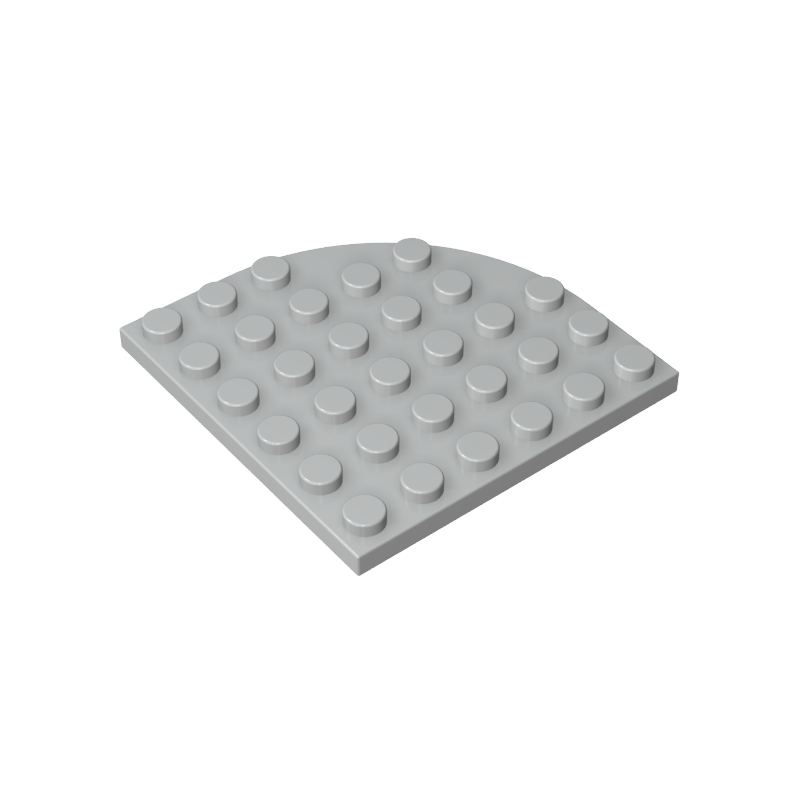 Plate Round Corner 6 x 6