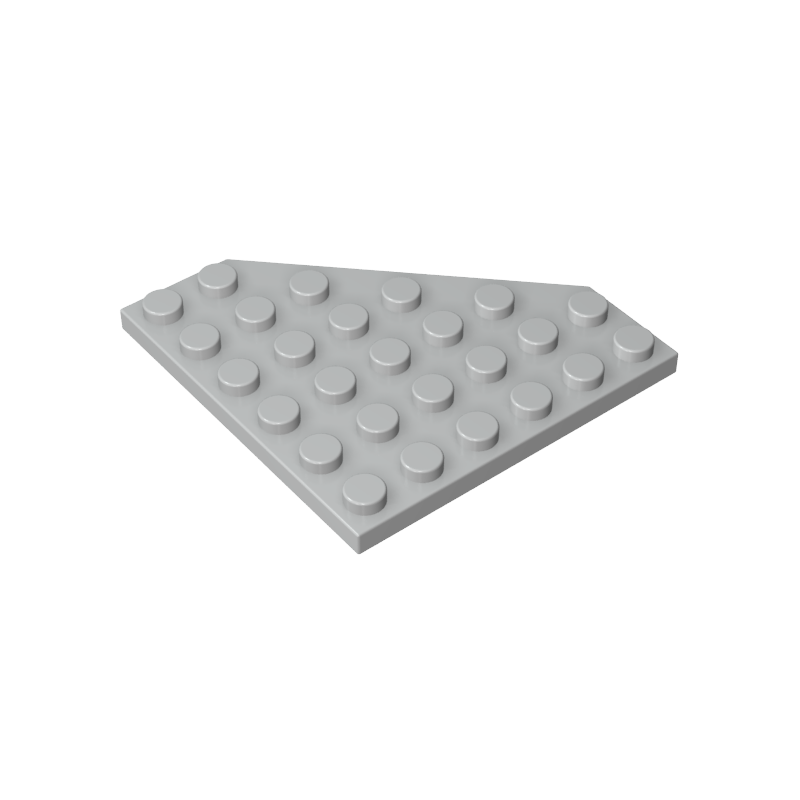 Wedge Plate 6 x 6 Cut Corner