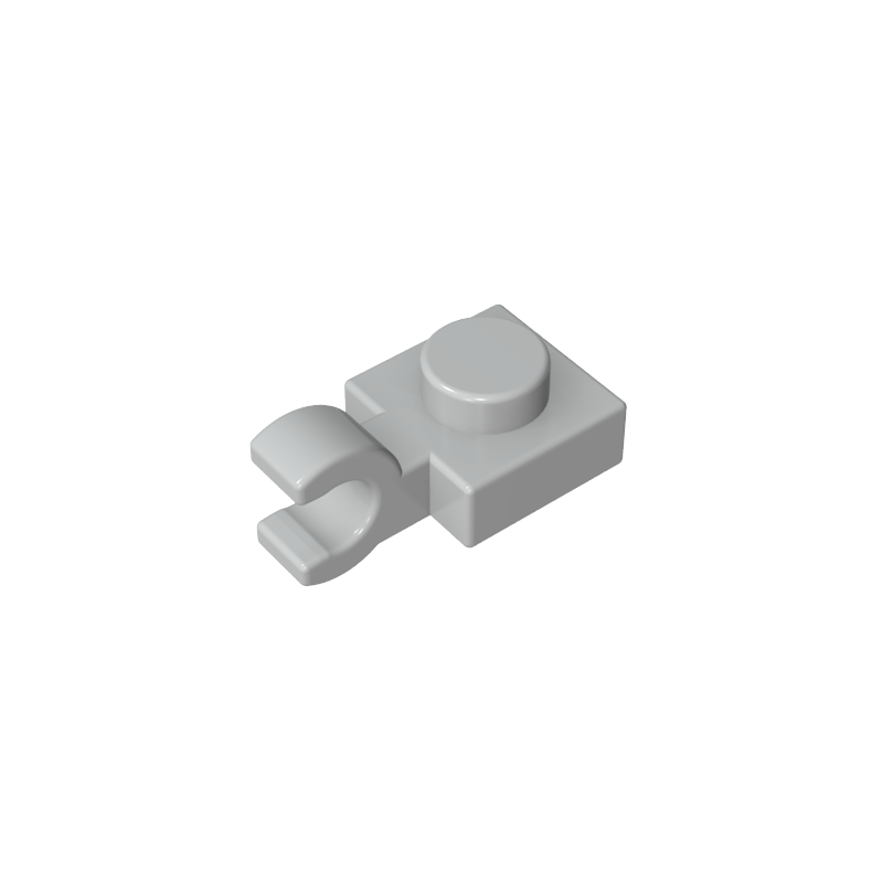 Plate Special 1 x 1 with Clip Horizontal [Thick U Clip]