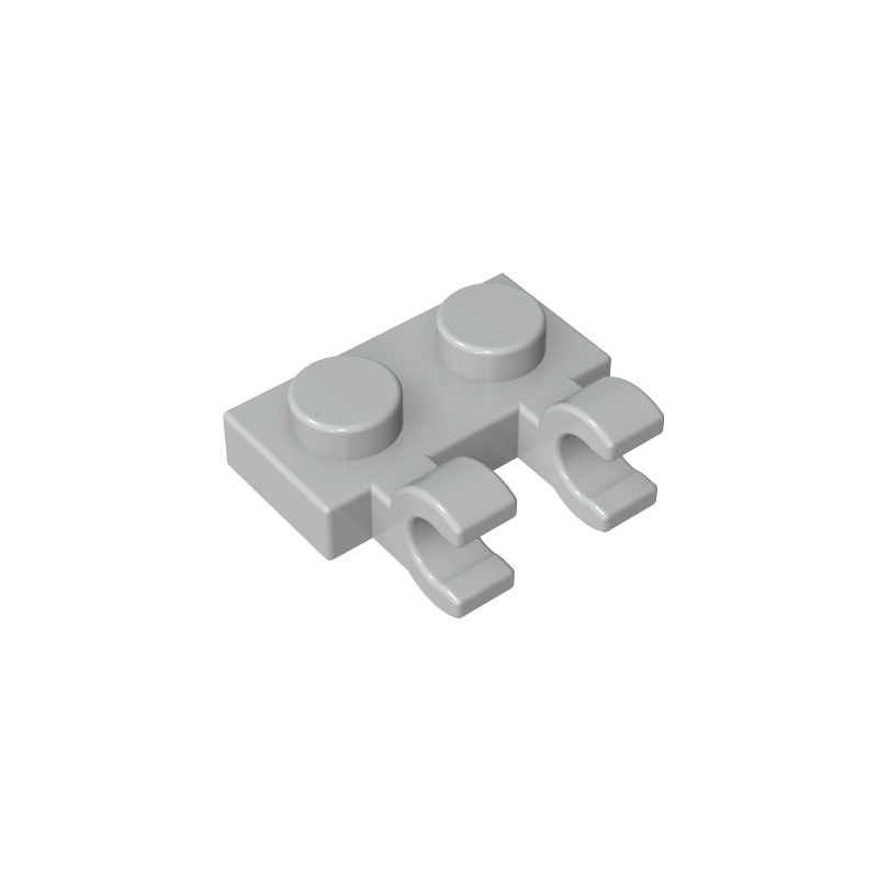 Plate Special 1 x 2 with Clips Horizontal [Thick U-Clips]