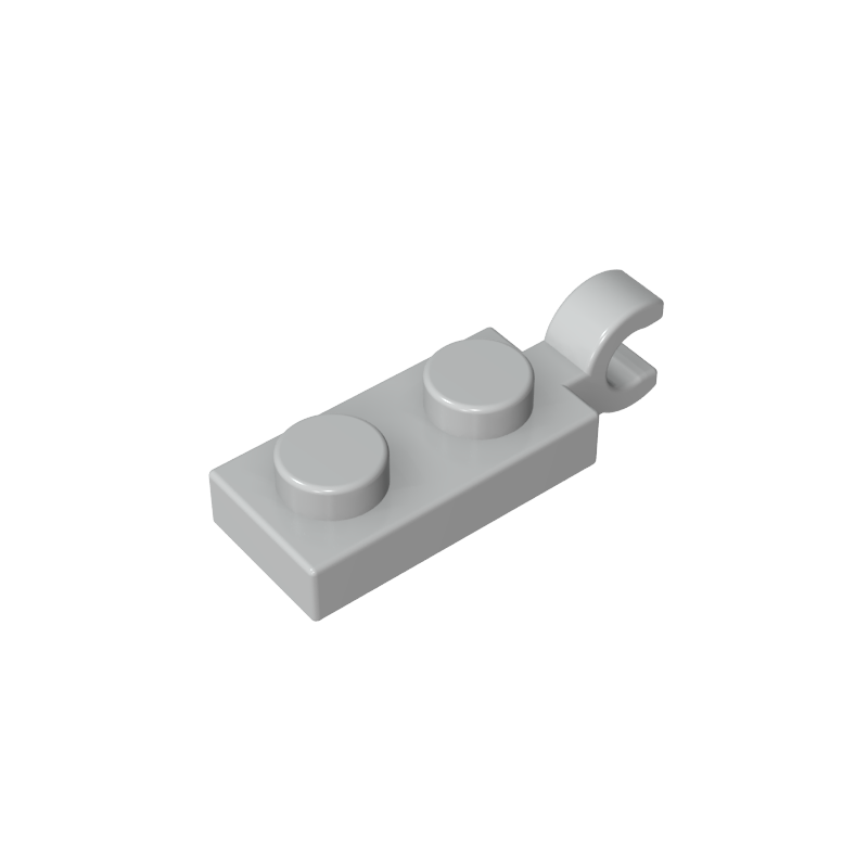 Plate Special 1 x 2 with Clip Horizontal on End