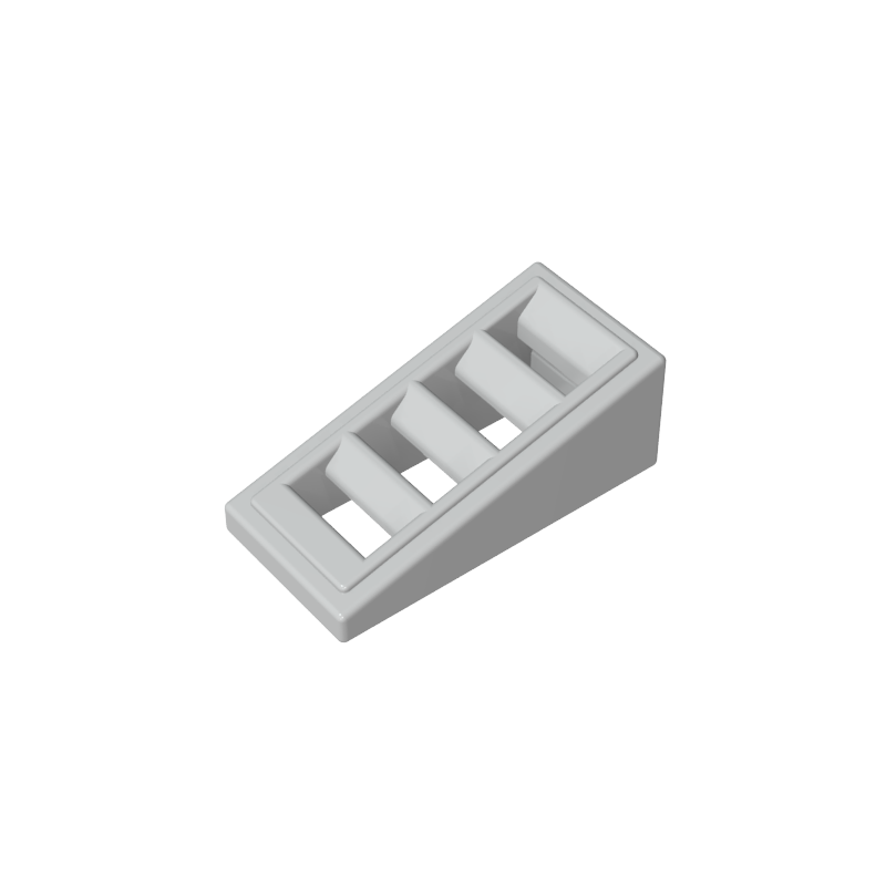 Slope 18° 2 x 1 x 2/3 with 4 Slots