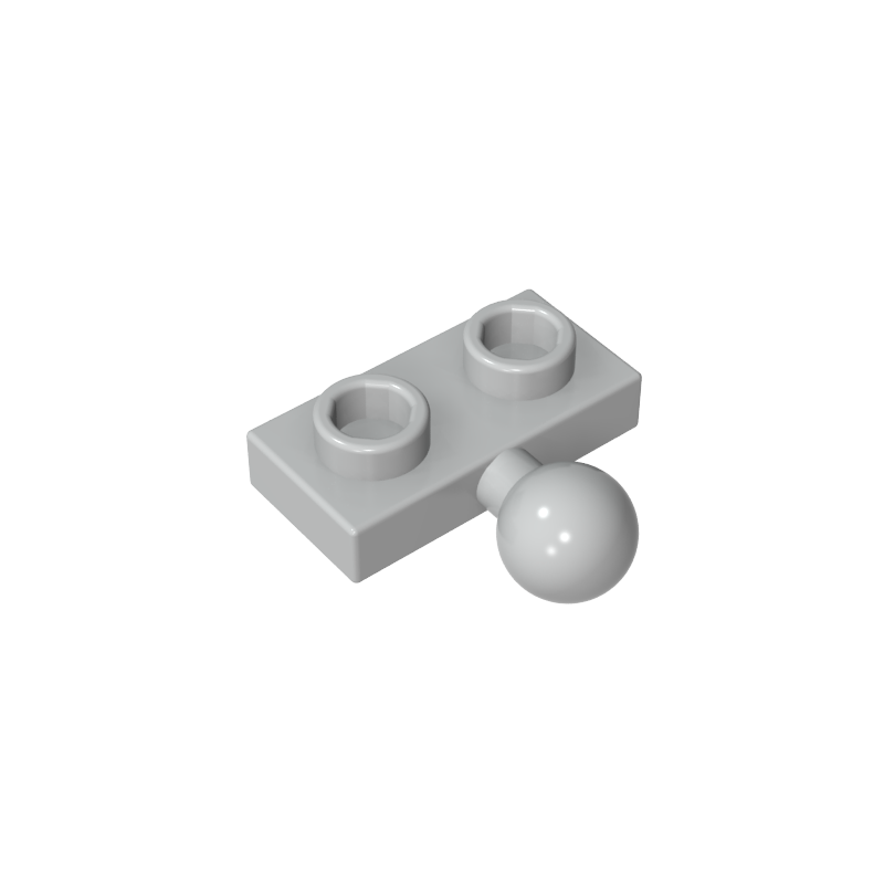 Plate Special 1 x 2 with 5.9mm Centre Side Towball