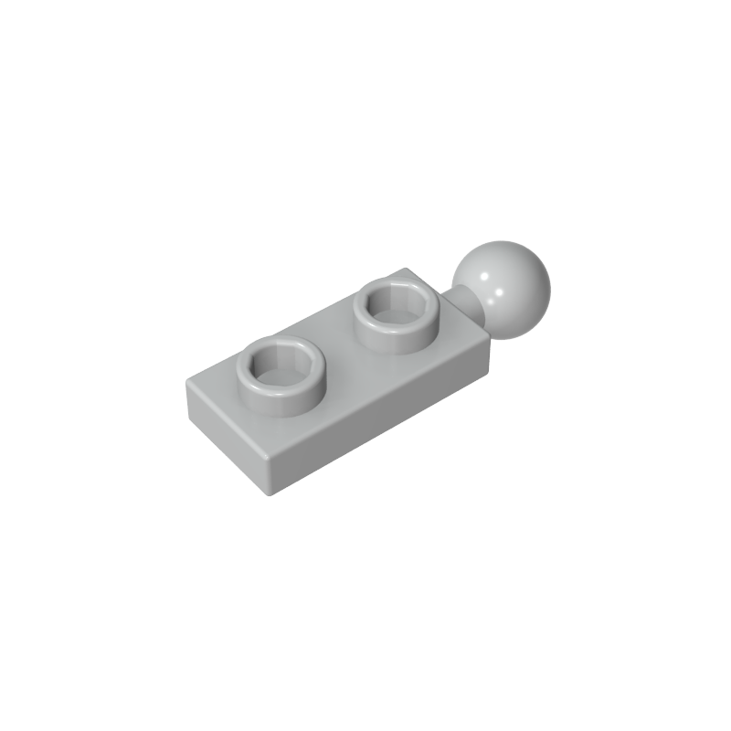 Plate Special 1 x 2 with End Towball