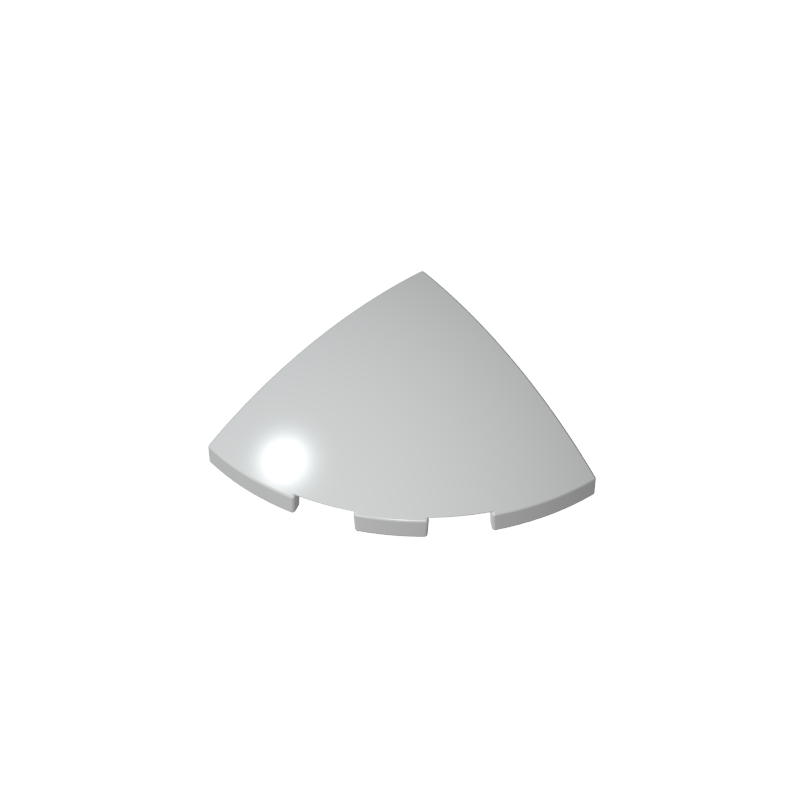 Brick Round Corner, Curved 3 x 3 x 1 Quarter Circle