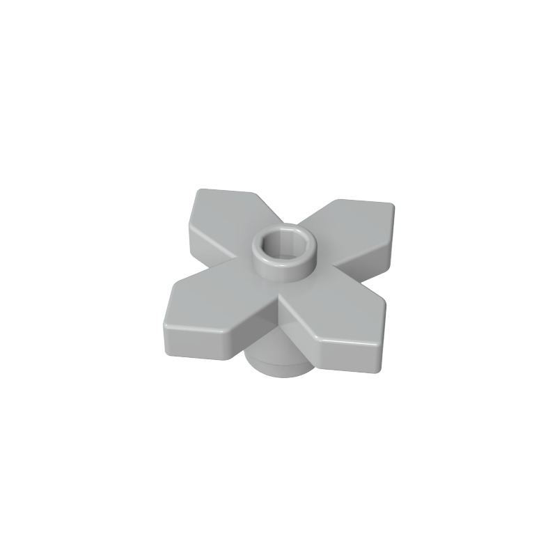 Plant, Flower 2 x 2 Leaves - Angular