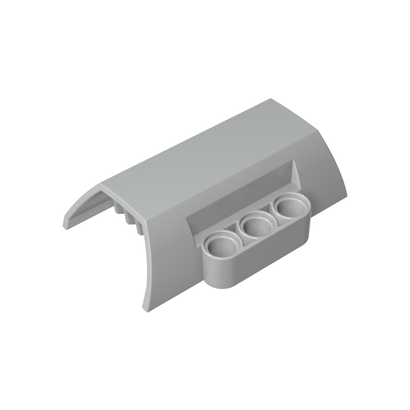 Technic Engine Block Half / Side Intake Panel - Color ID 71