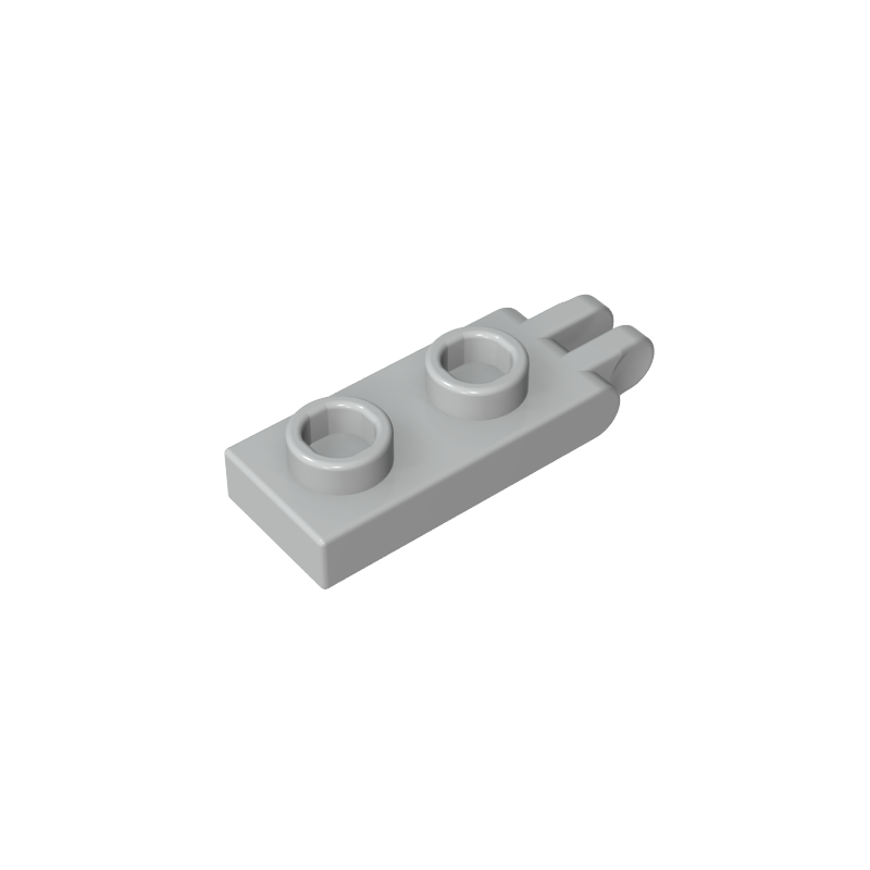 Hinge Plate 1 x 2 with 2 Fingers and Hollow Studs - Color ID 71