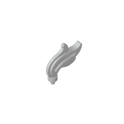 Headwear Accessory Plume / Feather / Flame Triple Point - Color ID 71