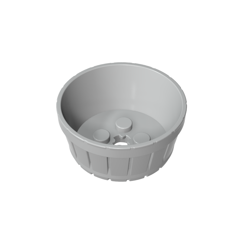 Barrel Half Large with Axle Hole
