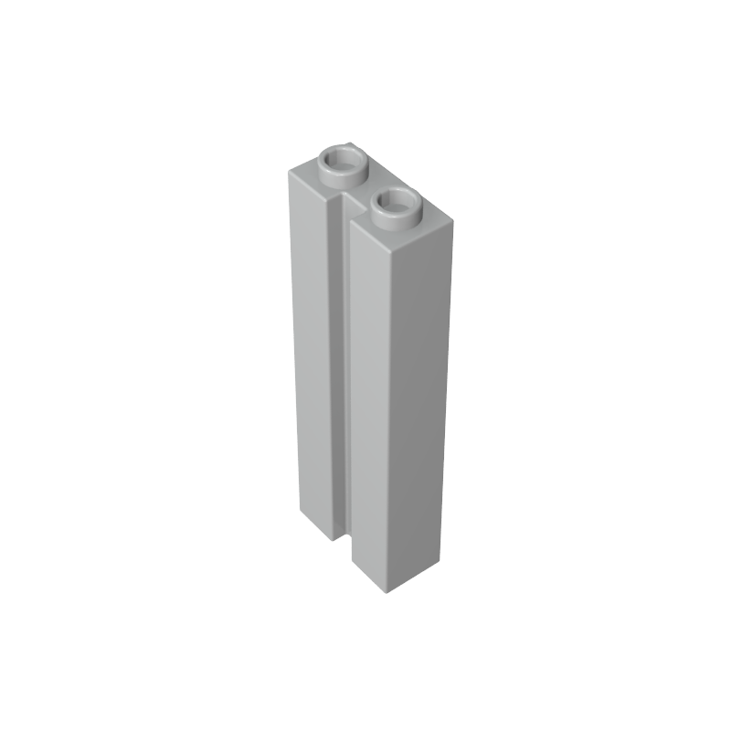 Brick Special 1 x 2 x 5 with Groove